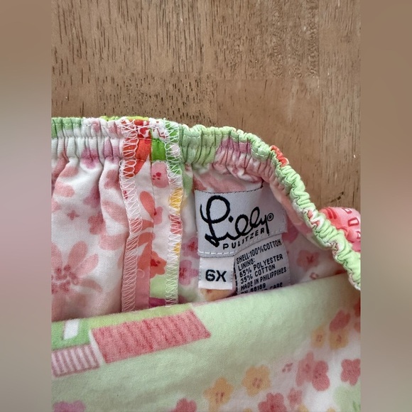 Lily Pulitzer vintage Negresco French Riviera Pink Green size 6 - Picture 4 of 4